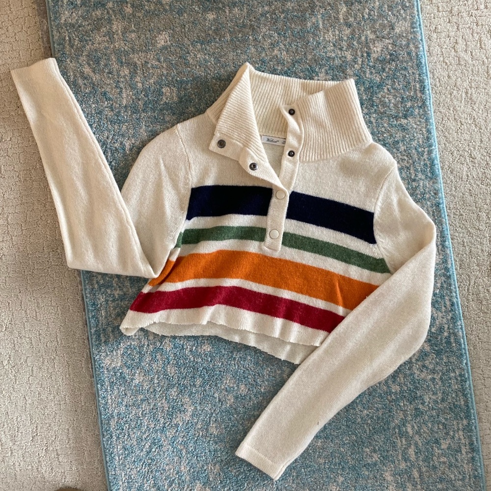 Woolrich raw hem sweater